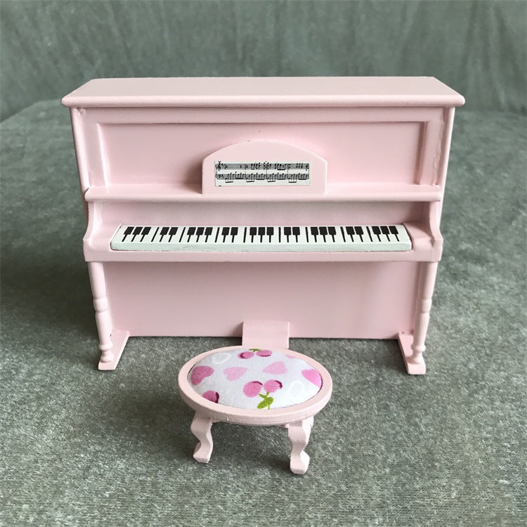 Mini Piano and Stool Model