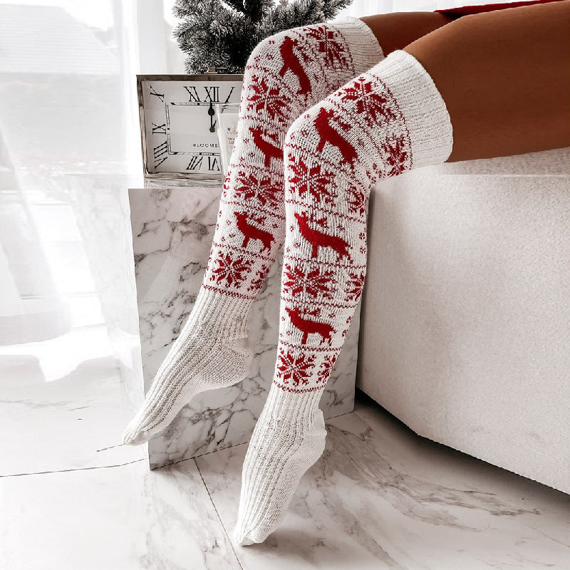 Knitted Thigh High Stockings
