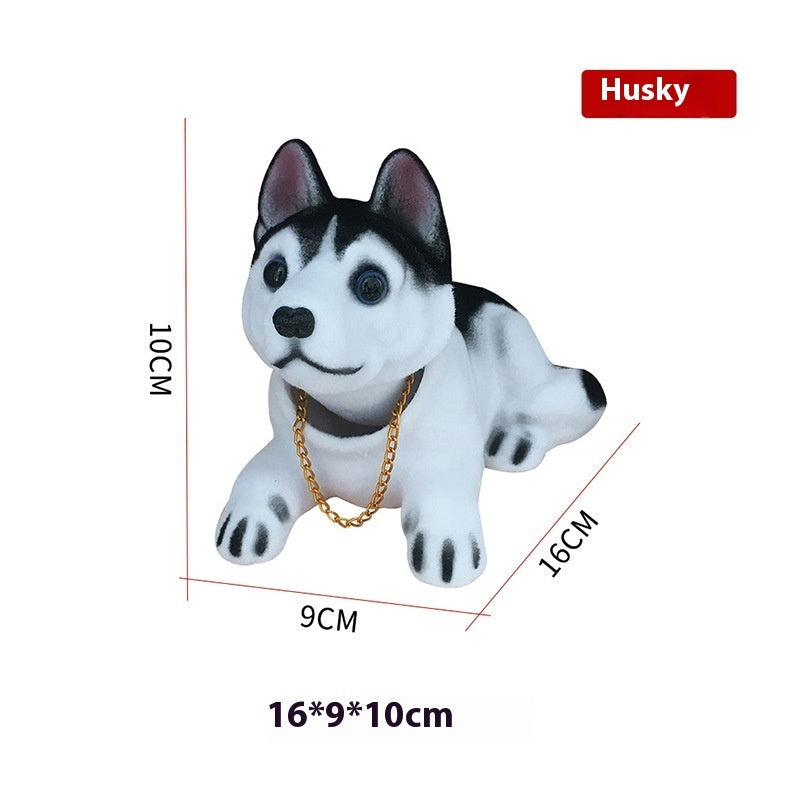 Head-shaking Dog Car Decoration