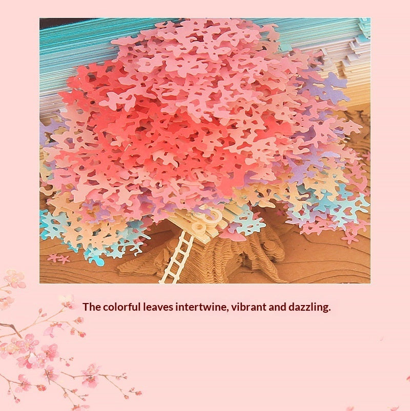 3D Tree House Calendar Pad 2026