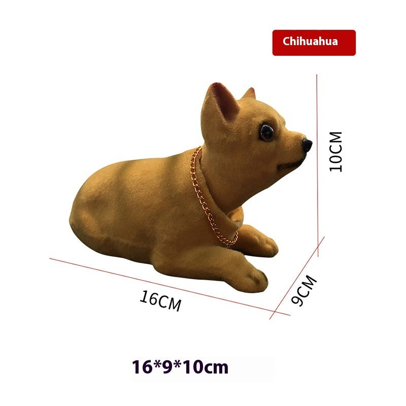 Head-shaking Dog Car Decoration