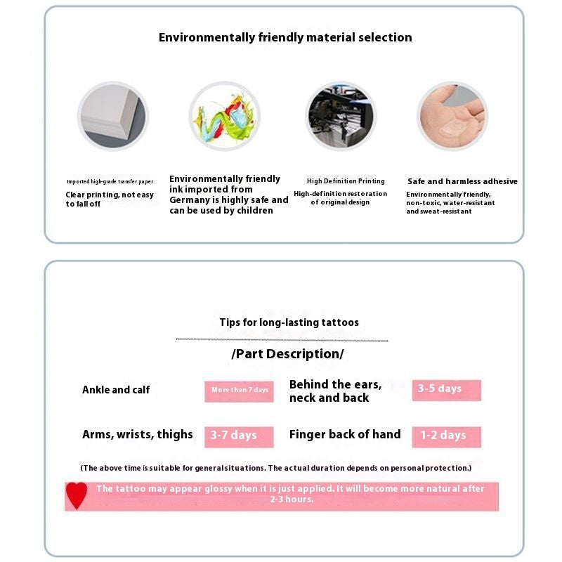 Blood Butterfly Temporary Tattoo