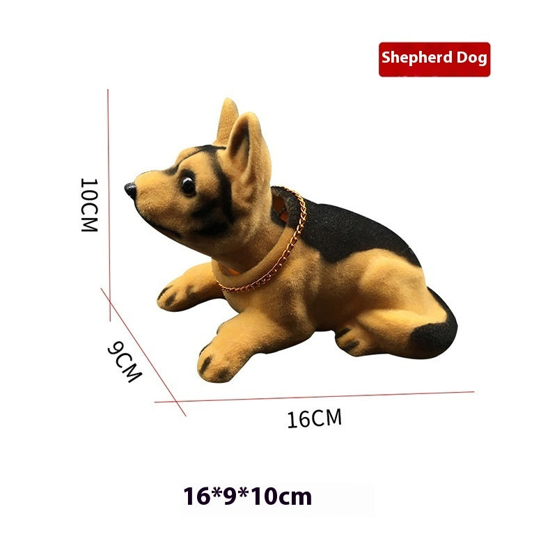 Head-shaking Dog Car Decoration