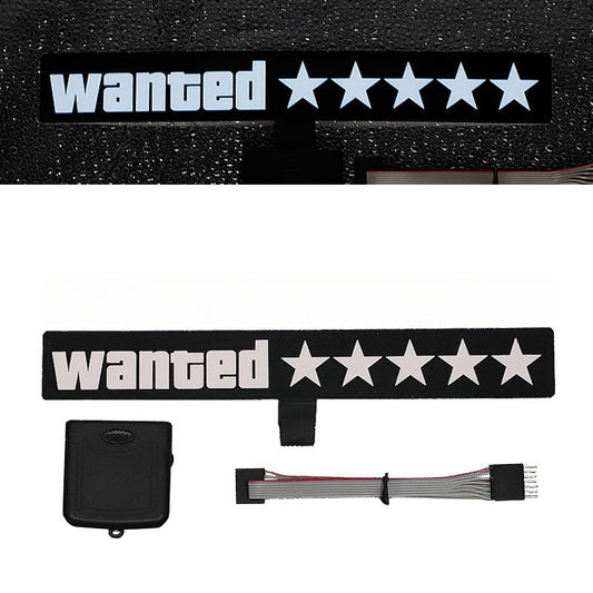 Led Wanted Five-star Car Decor