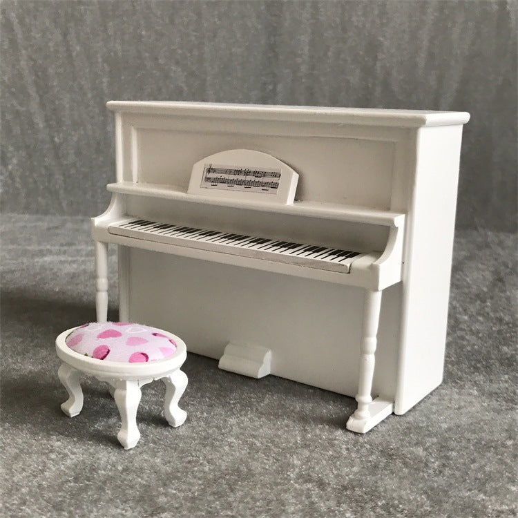 Mini Piano and Stool Model